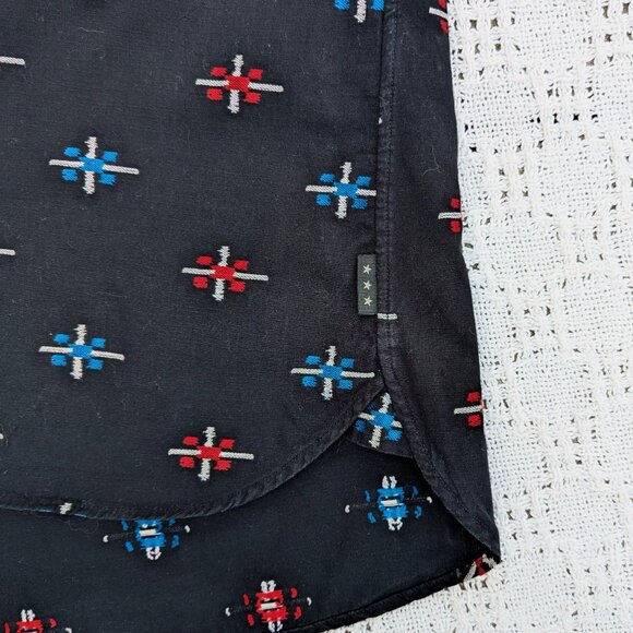 John Varvatos CLAYTON STAR SPORT Shirt Men's XXL Black Long Sleeve Button Up - Picture 10 of 10